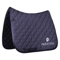 Prestige Dressage Square With Logo Numnah Navy