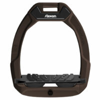 Flex-on Safe On Stirrup Irons Choc Black Black