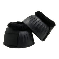 Equi-Tek Bell Velcro Overreach Boots With Lux Fleece