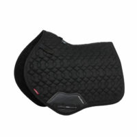 LeMieux Crystal Suede Close Contact Pad Black