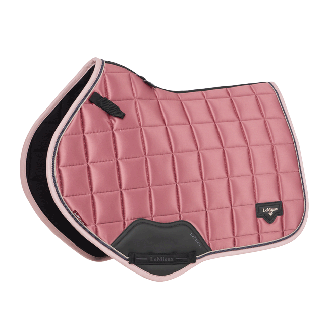 LeMieux Loire Classic Satin Close Contact Square Tapis De Selle Noir - Luxe Et Confort