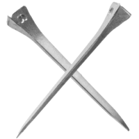 Mustad E4 Slim Nails 250 Units