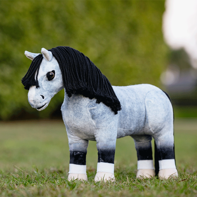 LeMieux Toy Pony - Roan - Storm - Background