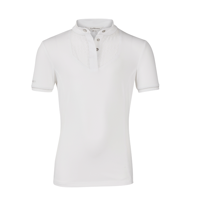 LeMieux Young Rider Belle Show Shirt White