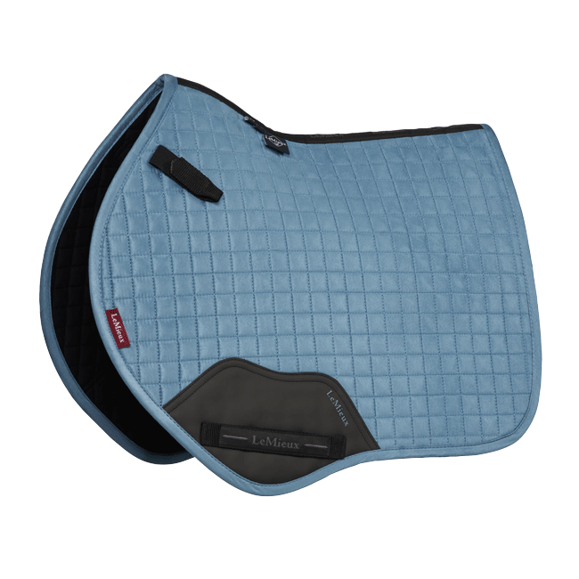LeMieux Mini Suede Close Contact Square ICe Blue