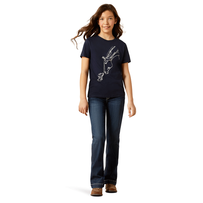 Ariat Youth Hay Girl T-Shirt - SS25 - Full Design