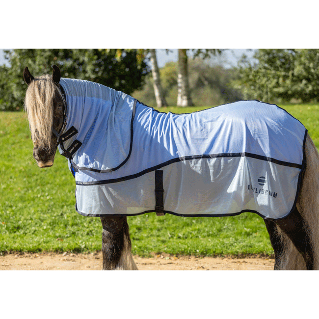 Equilibrium Quick Chill With Neck Cool Rug on a pony