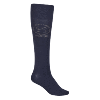 Pikeur Ladies Knee Studs Socks Night Blue