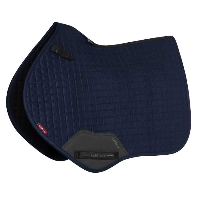 LeMieux Suede Close Contact Square Saddlecloth Navy