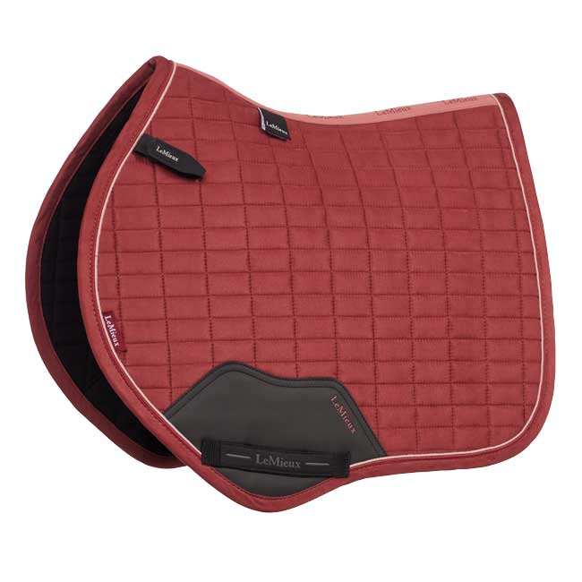 LeMieux Suede Close Contact Square Saddlecloth Russet