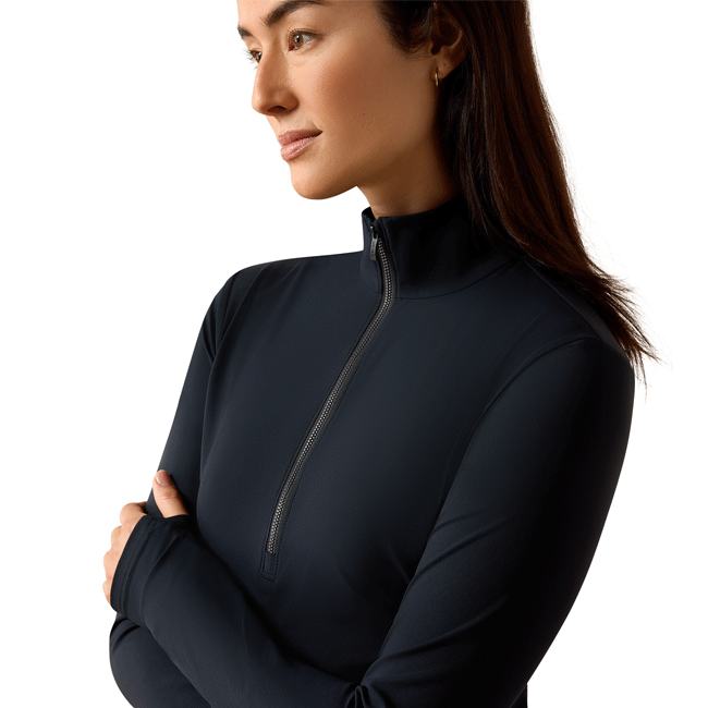 Ariat Ladies Solveil 1/2 Zip Long Sleeve Baselayer - SS26 - Image 4
