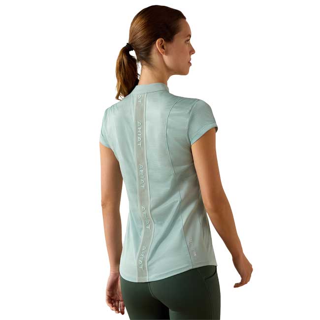 Ariat Ladies Breathe 1/2 Zip Cap Sleeve Baselayer - SS26 - Image 2