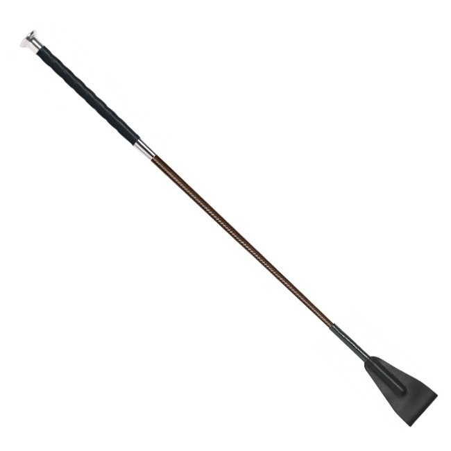 Fleck Leather Grip Jumping Crop