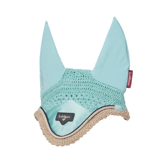 LeMieux Loire Satin Fly Hood Aqua