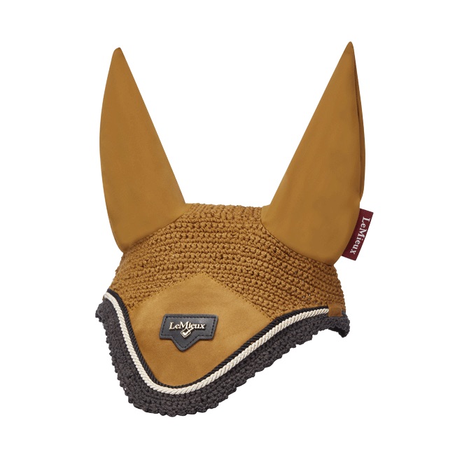 LeMieux Loire Satin Fly Hood Ginger