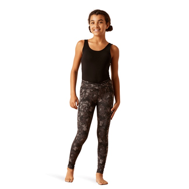 Ariat Youth EOS Etch Half Grip Tights - SS24