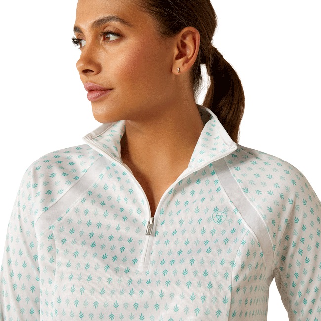 Ariat Ladies Sunstopper 3.0 1/4 Zip Long Sleeve Baselayer - Image 22