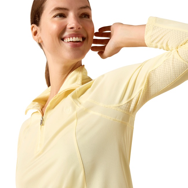 Ariat Ladies Sunstopper 3.0 1/4 Zip Long Sleeve Baselayer - Image 15