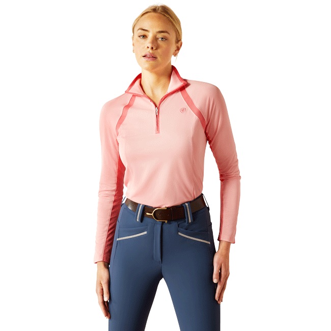 Ariat Ladies Sunstopper 3.0 1/4 Zip Long Sleeve Baselayer - Image 33