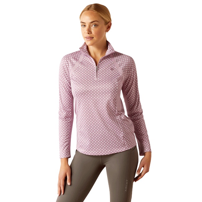Ariat Ladies Sunstopper 3.0 1/4 Zip Long Sleeve Baselayer - Image 25