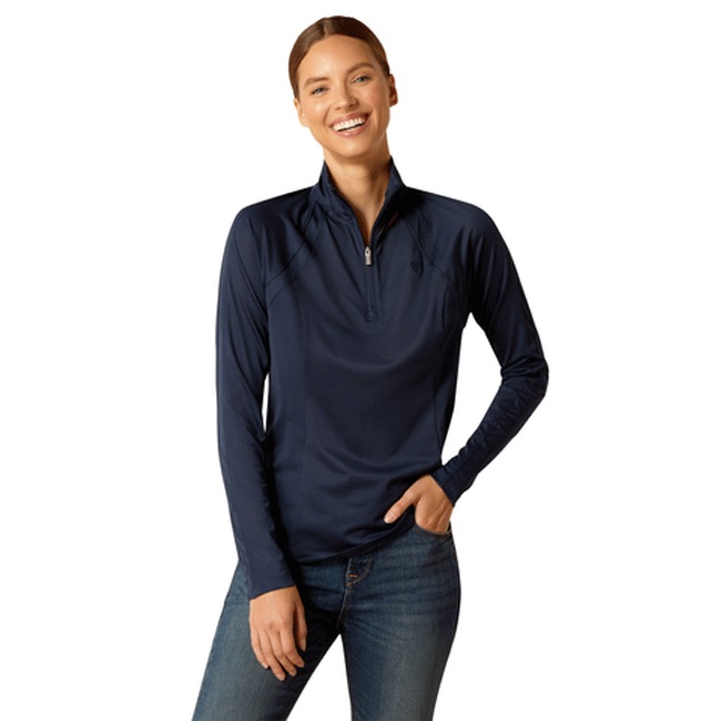 Ariat Ladies Sunstopper 3.0 1/4 Zip Long Sleeve Baselayer - Image 41
