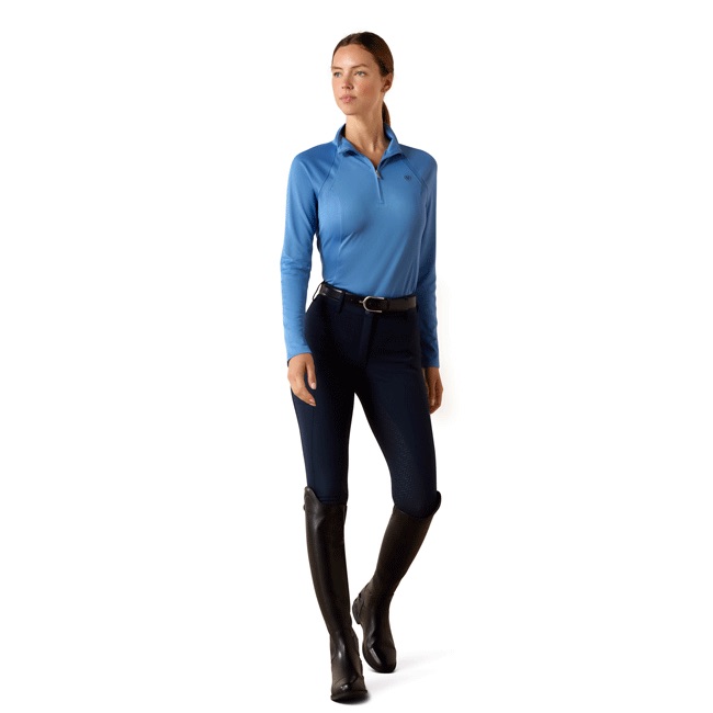 Ariat Ladies Sunstopper 3.0 1/4 Zip Long Sleeve Baselayer - Image 5