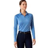 Ariat Ladies Sunstopper 3.0 1/4 Zip Long Sleeve Baselayer