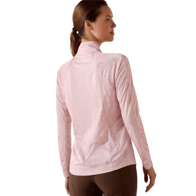 Ariat Ladies Sunstopper 3.0 1/4 Zip Long Sleeve Baselayer - Image 6