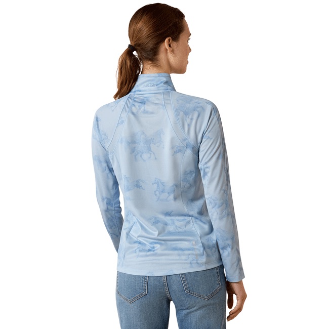 Ariat Ladies Sunstopper 3.0 1/4 Zip Long Sleeve Baselayer - Image 10