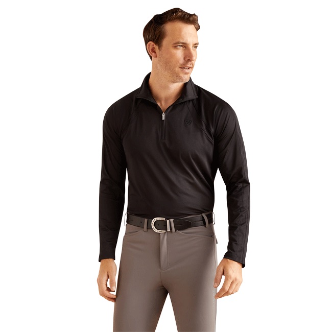 Ariat Mens Sunstopper 3.0 1/4 Zip Long Sleeve Baselayer - SS24 - Image 7
