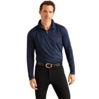 Ariat Mens Sunstopper 3.0 1/4 Zip Long Sleeve Baselayer - SS24
