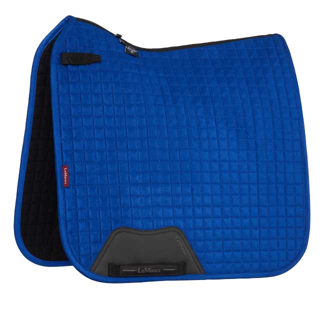 LeMieux Suede Dressage Square Benneton Blue