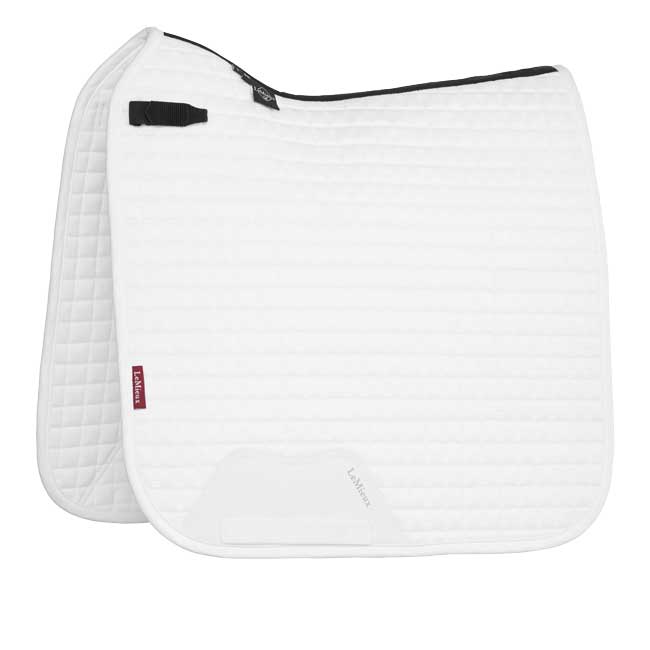 LeMieux Suede Dressage Square White