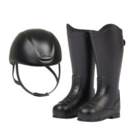 Lemieux Toy Rider Boots & Helmet